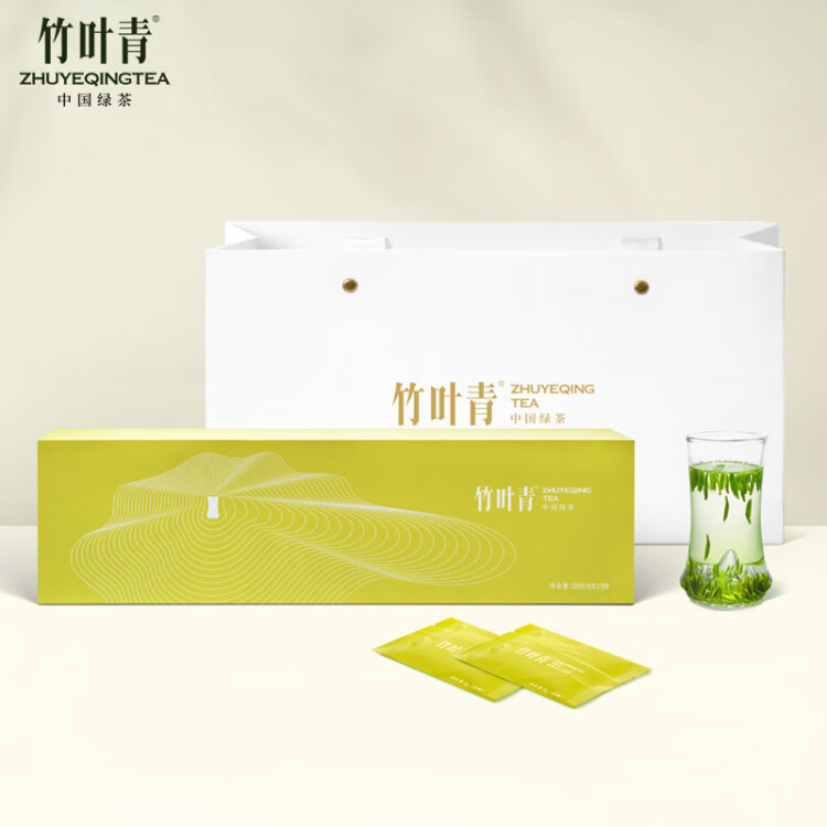 竹葉青綠茶品味 2025新茶峨眉山特級120g 茶葉禮盒裝 14001 光明服務(wù)菜管家商品