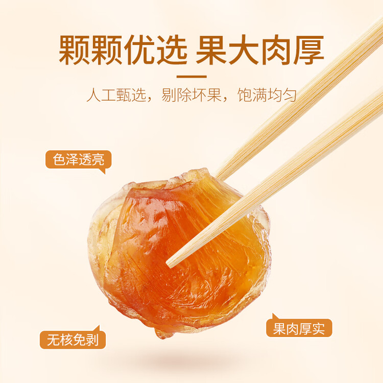 盛耳【古田产地】桂圆肉460g 无核免剥龙眼肉 去皮去核 源头直发包邮 菜管家商品