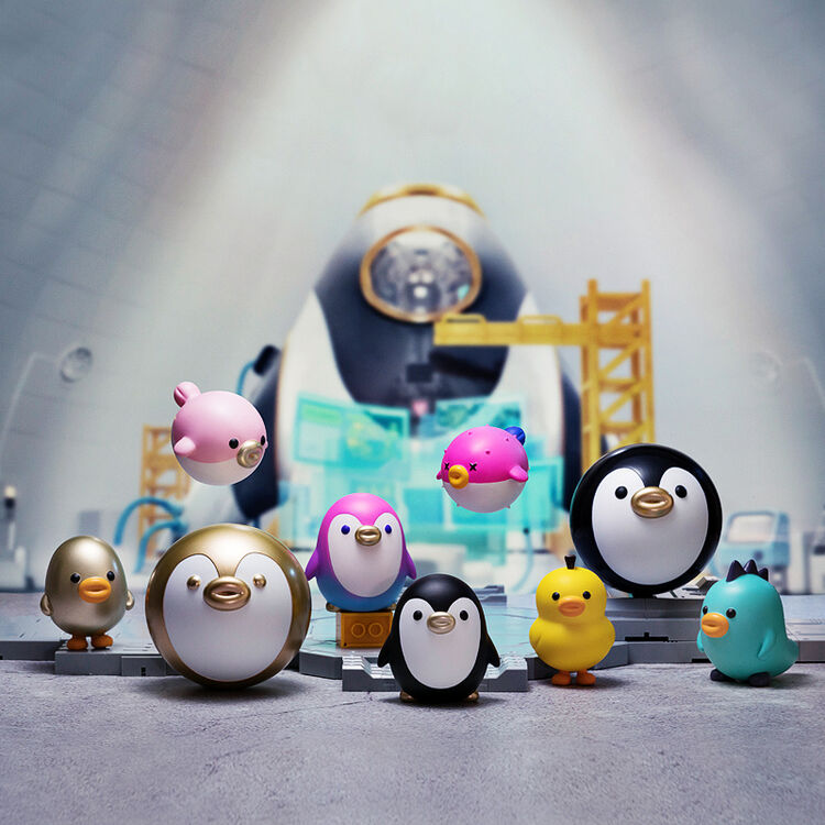 噗噗星人 pupu aliens 扭蛋盲盒公仔创意潮玩桌面摆件 蹼蹼星人-单个