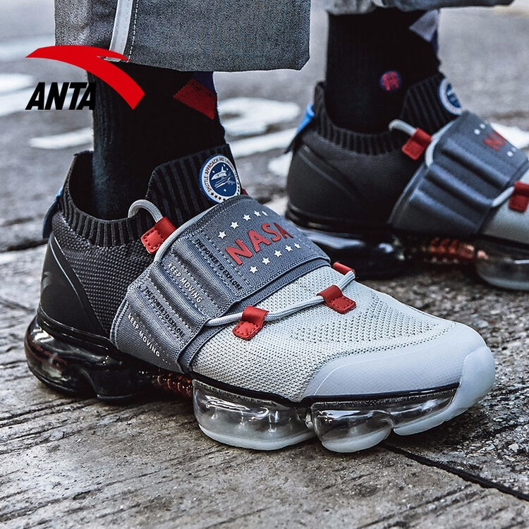 安踏漫威联名款美国队长男鞋seeed系列nasa60th纪念款鞋御空气垫鞋