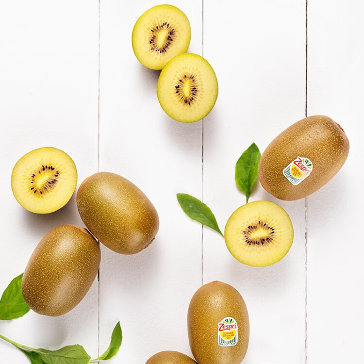 佳沛（zespri）新西兰阳光金奇异果18粒超大原箱单果重约175-204g 水果礼盒 菜管家商品