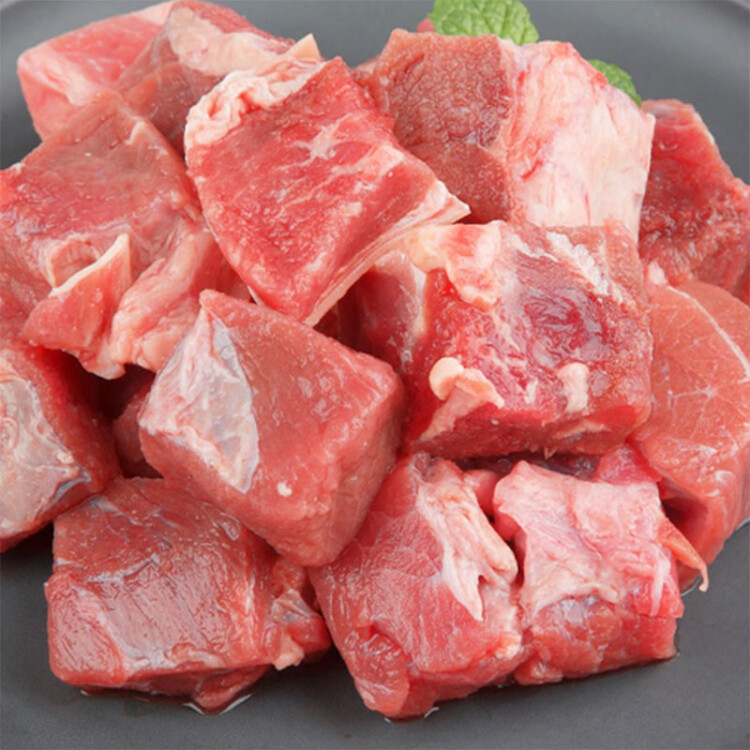 恒都 国产原切牛腩块 1kg/袋 冷冻 谷饲牛肉 光明服务菜管家商品 