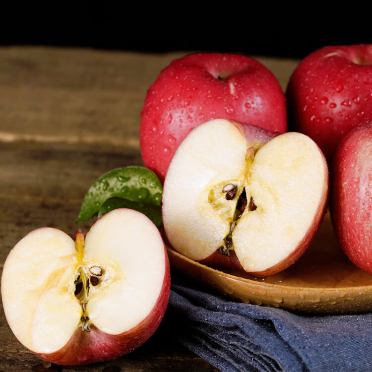 京鲜生甘肃静宁红富士苹果6粒 单果160-200g 水果 包装随机 光明服务菜管家商品 