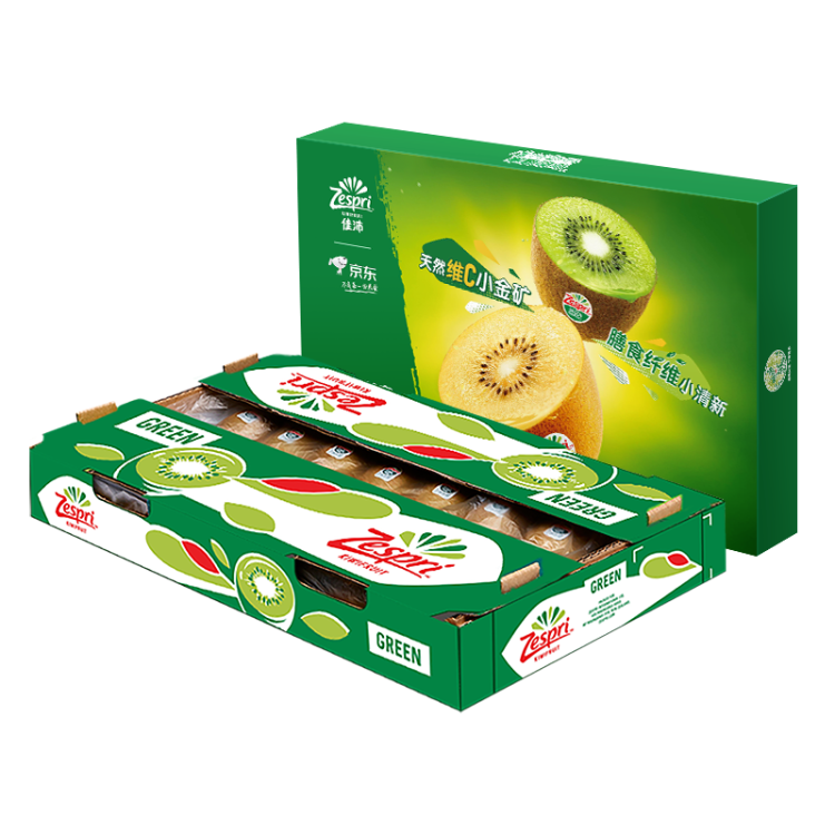 佳沛（zespri）绿奇异果特大果22-25个原箱装单果约135-176g 中秋送礼水果礼盒 光明服务菜管家商品