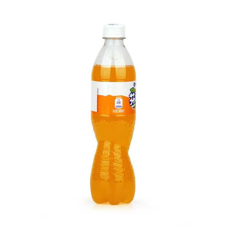 可口可乐（Coca-Cola）芬达 Fanta 无糖零卡橙味汽水饮料500ml*12瓶 整箱装 菜管家商品 商品图