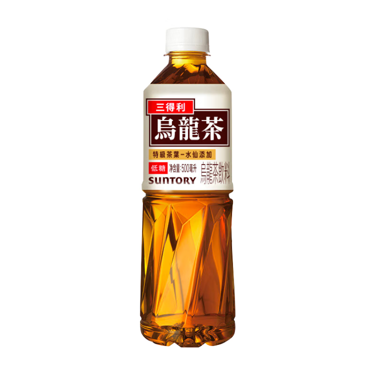 三得利 低糖乌龙茶饮料500ml*15瓶整箱装 光明服务菜管家商品