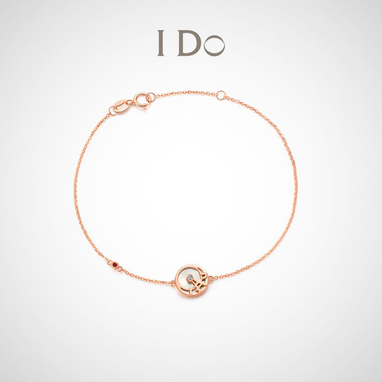 明星同款idomini系列18k金钻石手链生日礼物ido现货18k金