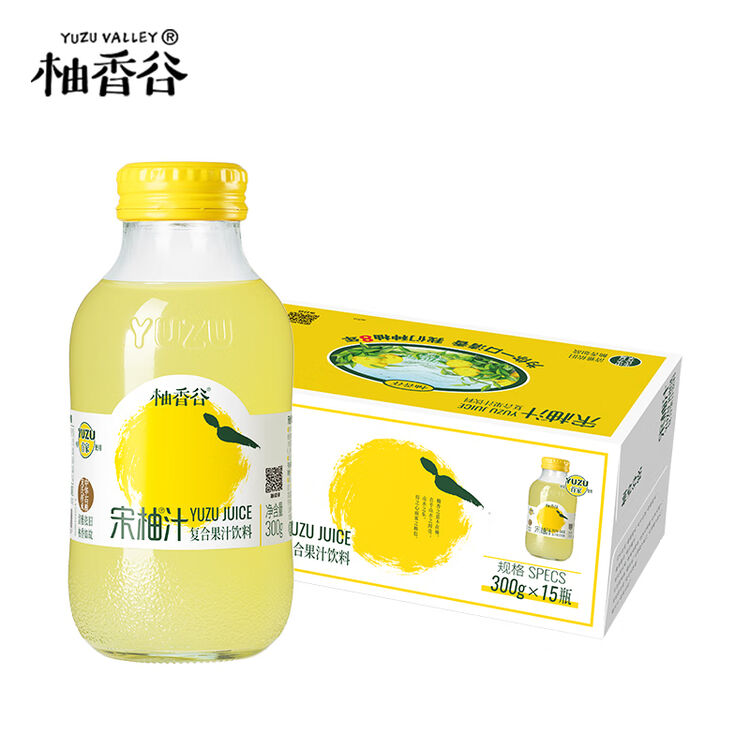 柚香谷(YUZUVALLEY)宋柚汁双柚汁复合果汁饮料 300g*15瓶 整箱装 新老包装随机发货【图片 价格 品牌 评论】-京东