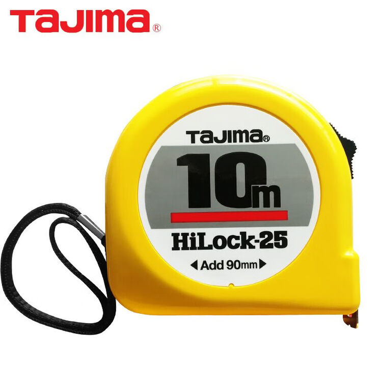 田岛TAJIMA高精度钢卷尺公制拉尺装修用圈尺双面刻度盒尺10米 1001-0695【图片 价格 品牌 评论】-京东