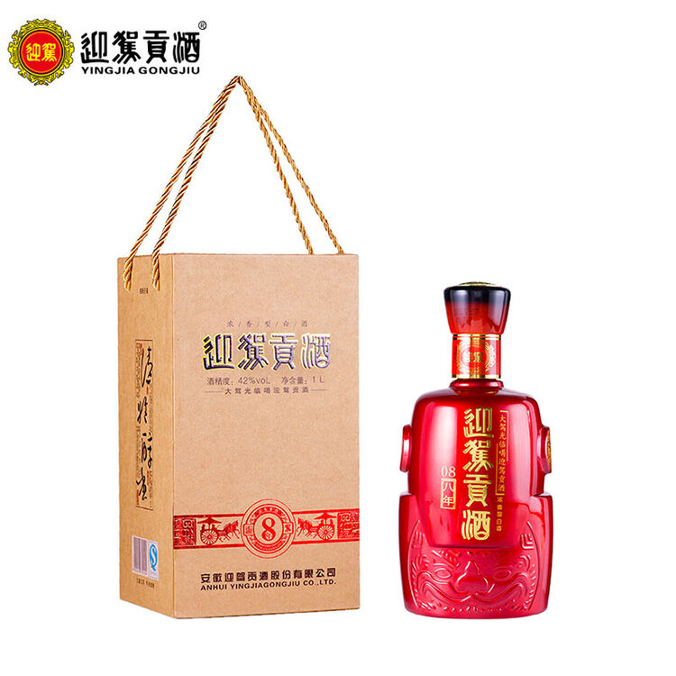 迎驾贡酒白酒生态原浆年份842度1l