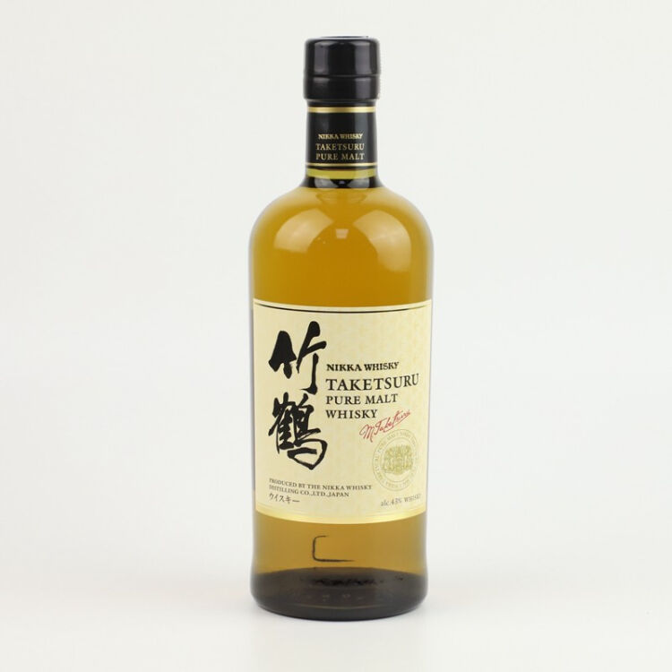 竹鹤竹鹤NIKKA TAKETSU 日本洋酒调和麦芽威士忌竹鹤新版白标700ml