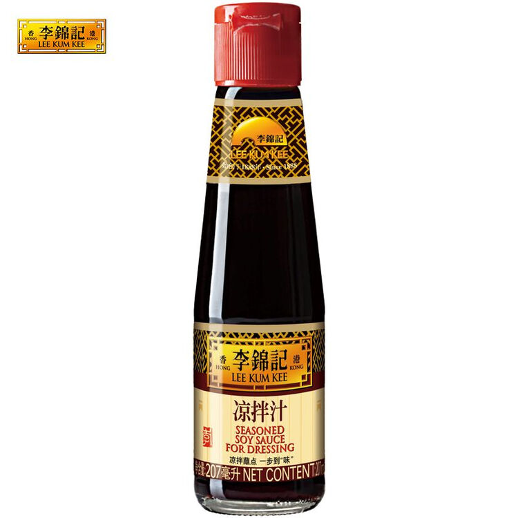 李锦记 凉拌汁207ml 0添加防腐剂 微辣酸爽 轻松随心 拌菜拌面酱油 菜管家商品