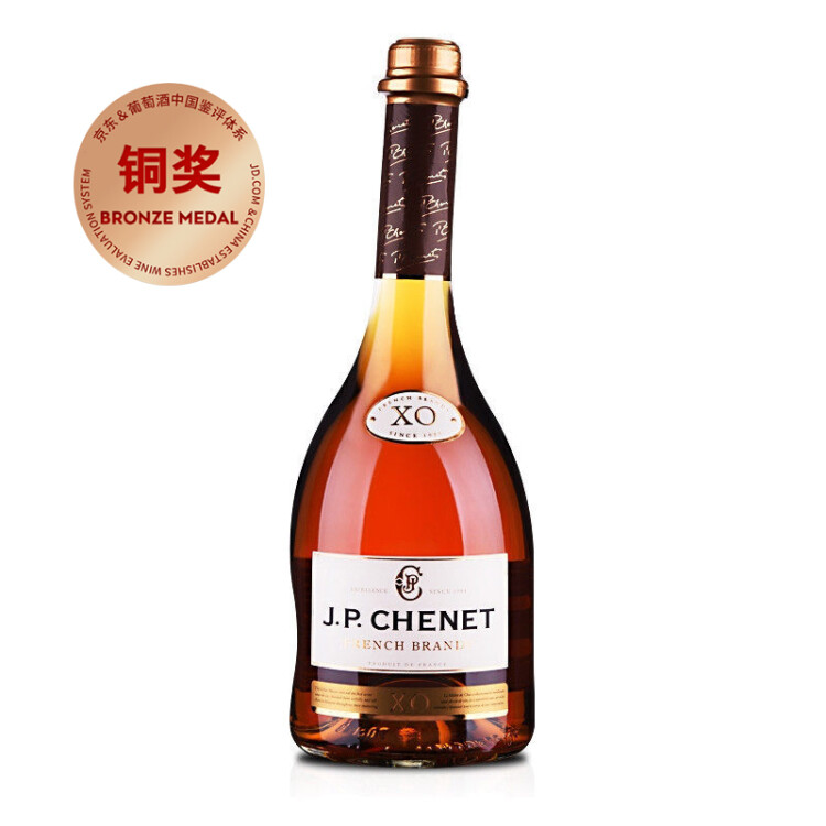 法国进口红酒 香奈（J.P.CHENET）XO白兰地40°700ml