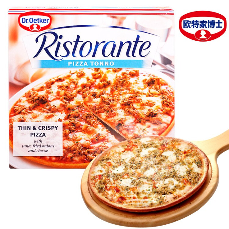 欧特家博士（DR. OETKER） 芝士披萨半成品薄脆饼底意式金枪鱼披萨355g融情金枪鱼 光明服务菜管家商品