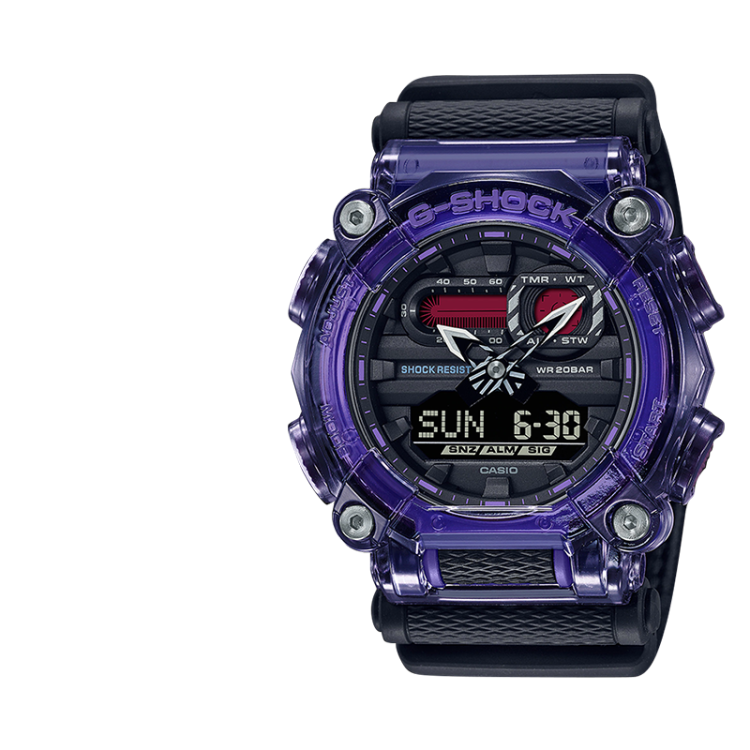 卡西欧（CASIO） G-SHOCK海岸线雾面树脂八角防水户外登山运动男表GA