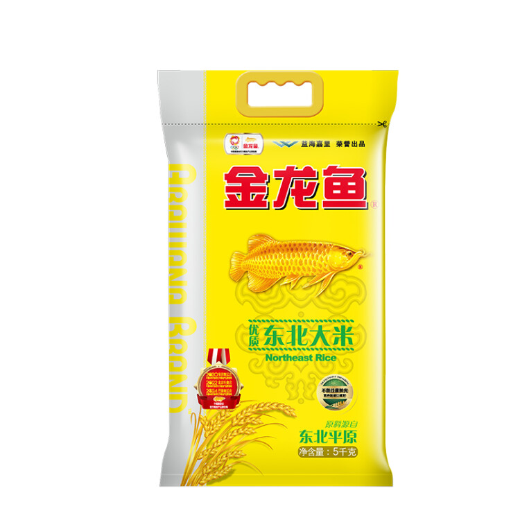 金龍魚 優(yōu)質(zhì)東北大米 粳米 10斤 菜管家商品