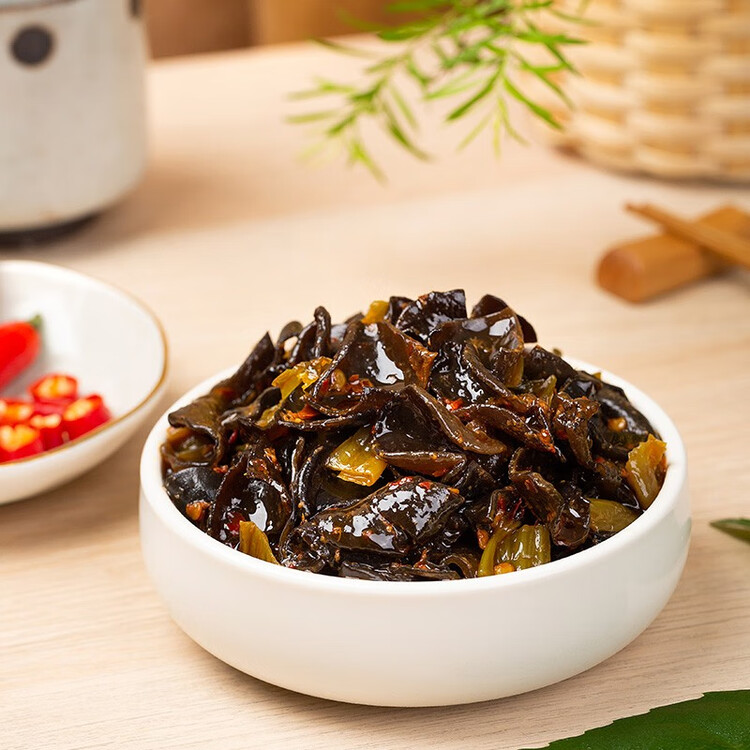 饭扫光 榨菜 爽脆木耳280g 下饭菜 香辣咸菜泡菜 拌饭拌面调味料 菜管家商品
