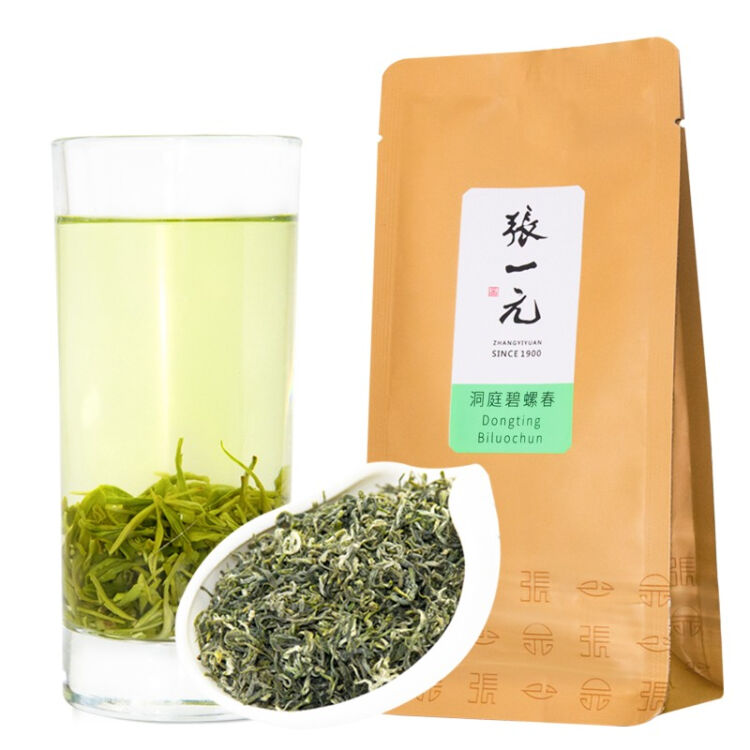 张一元茶叶一级碧螺春50g/袋绿茶茶叶洞庭鲜嫩采摘【图片价格品牌评论】-京东