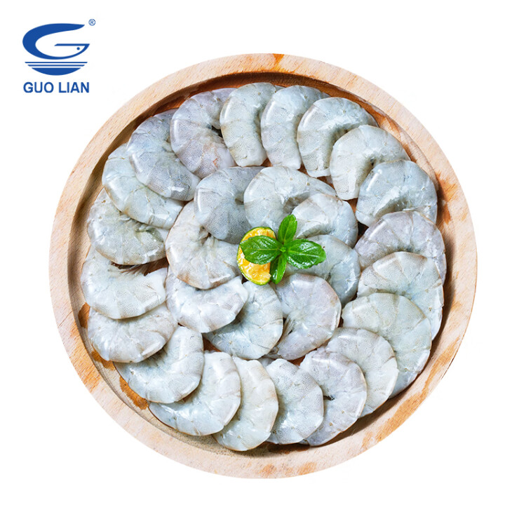 GUO LIAN南美白对虾（去头） 78-99只 净重500g/袋 活虾原料 源头直发 菜管家商品