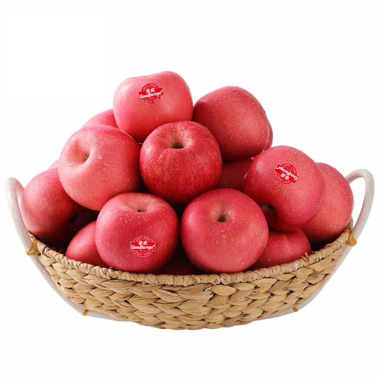 佳農 煙臺紅富士蘋果 12個裝 單果重約200g 新鮮水果 生鮮禮盒