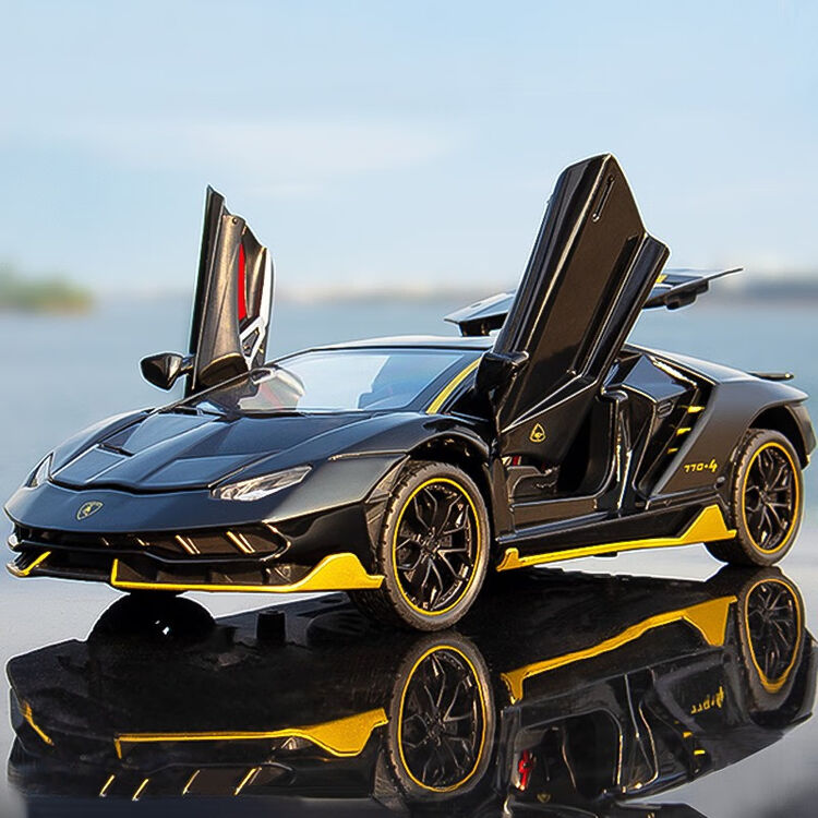 恩贝家族玩具车兰博基尼儿童玩具男孩lp770合金大号仿真汽车模型车门可开声光回力宝宝儿童生日礼物 图片价格品牌评论 京东