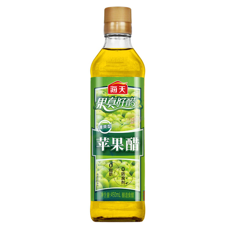 海天苹果醋 450ml 果香浓郁 点蘸调味 3.5度醋酸 0脂肪 调味 光明服务菜管家商品