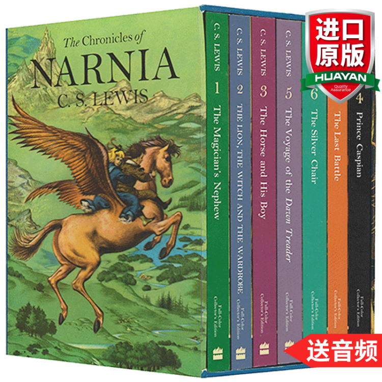 英文原版纳尼亚传奇全集7册全套The Chronicles of Narnia Box Set