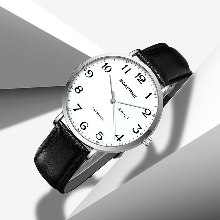 伯恩(boarrne) 学生手表男女初中高中学生考试手表 开学礼物简约运动