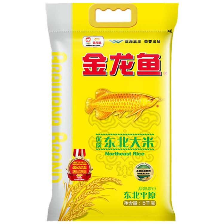 金龍魚 優(yōu)質(zhì)東北大米 粳米 10斤 菜管家商品