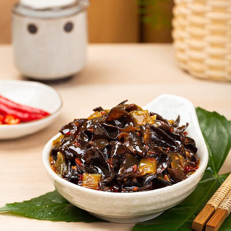 饭扫光 榨菜 爽脆木耳280g 下饭菜 香辣咸菜泡菜 拌饭拌面调味料 菜管家商品