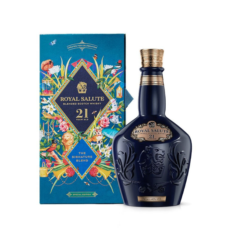 皇家礼炮 Royal Salute 洋酒21年苏格兰威士忌花园派对特别版700ml 图片价格品牌评论 京东