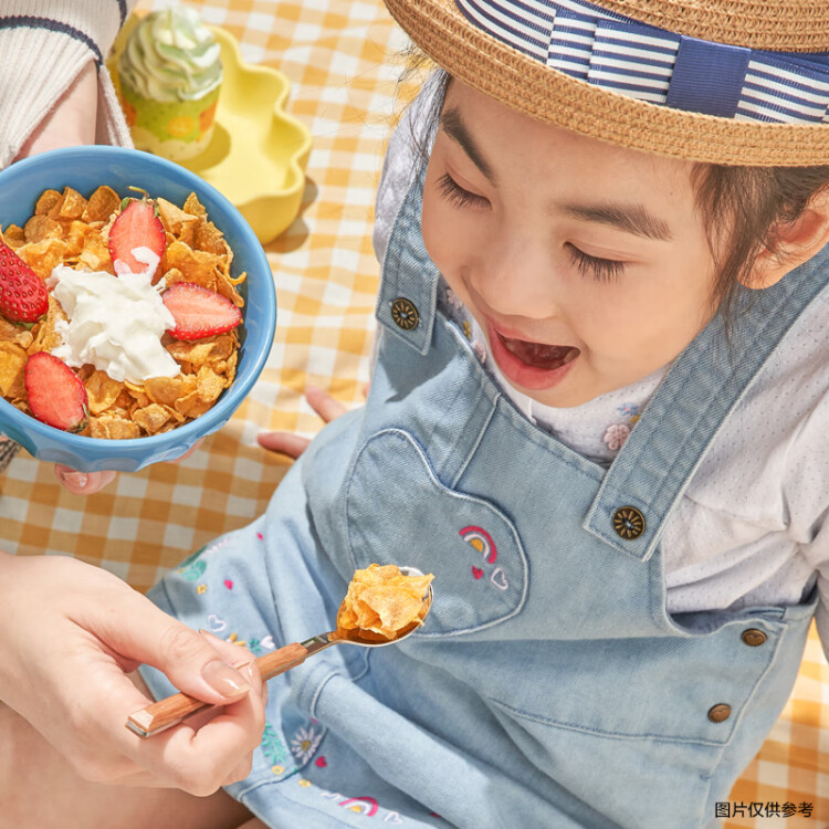 家乐氏进口食品香甜玉米片300g/盒 富含多种维生素儿童即食麦片早餐 光明服务菜管家商品 