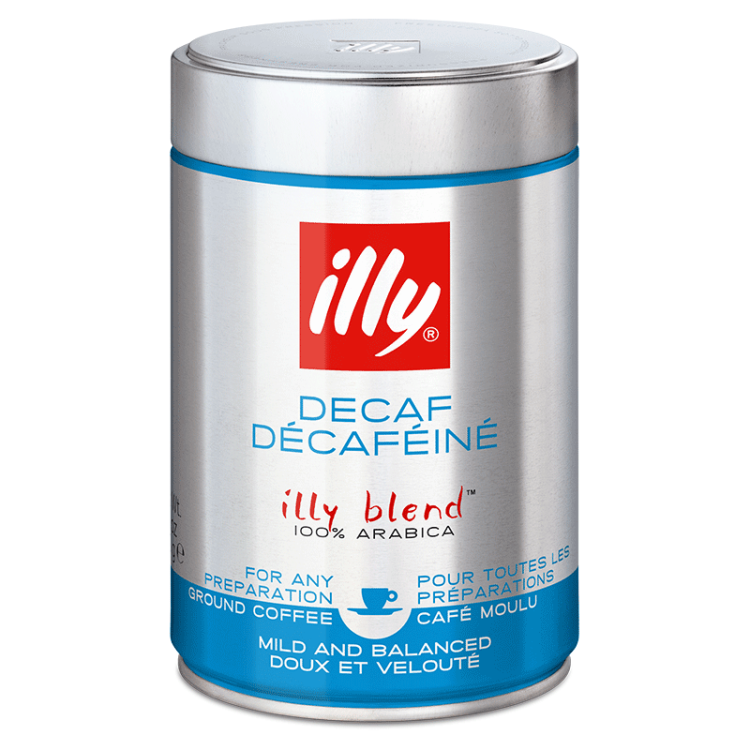 ILLY意利（illy）咖啡粉（低咖啡因/中烘）阿拉比卡意式咖啡罐装250g 光明服务菜管家商品 