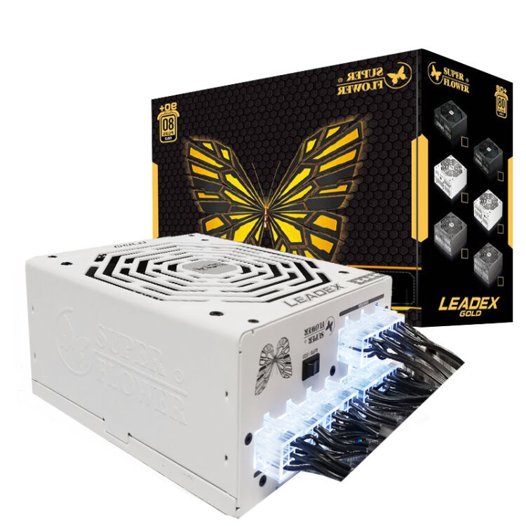 振华（SUPER FLOWER）额定550W LEADEX G550 80PLUS金牌全模电源日系