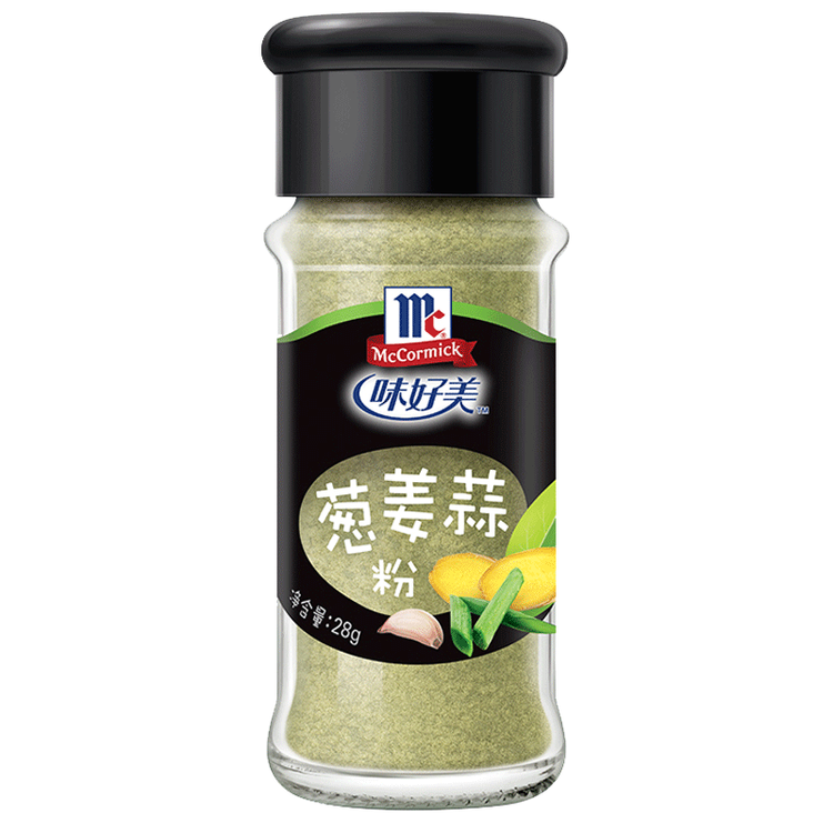 味好美（McCormicK）香辛料调料 葱姜蒜粉 28g 玻璃瓶装 烧烤烹饪调味料 百年品牌 菜管家商品