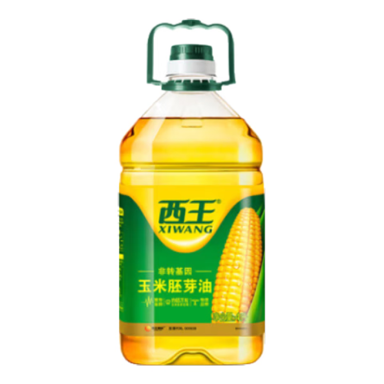 西王 食用油 玉米胚芽油 4L 非转基因物理压榨 菜管家商品