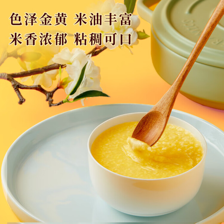 十月稻田 24年新米 山西黄小米 2.5kg 五谷杂粮 粗粮 早餐小米粥 真空5斤 菜管家商品