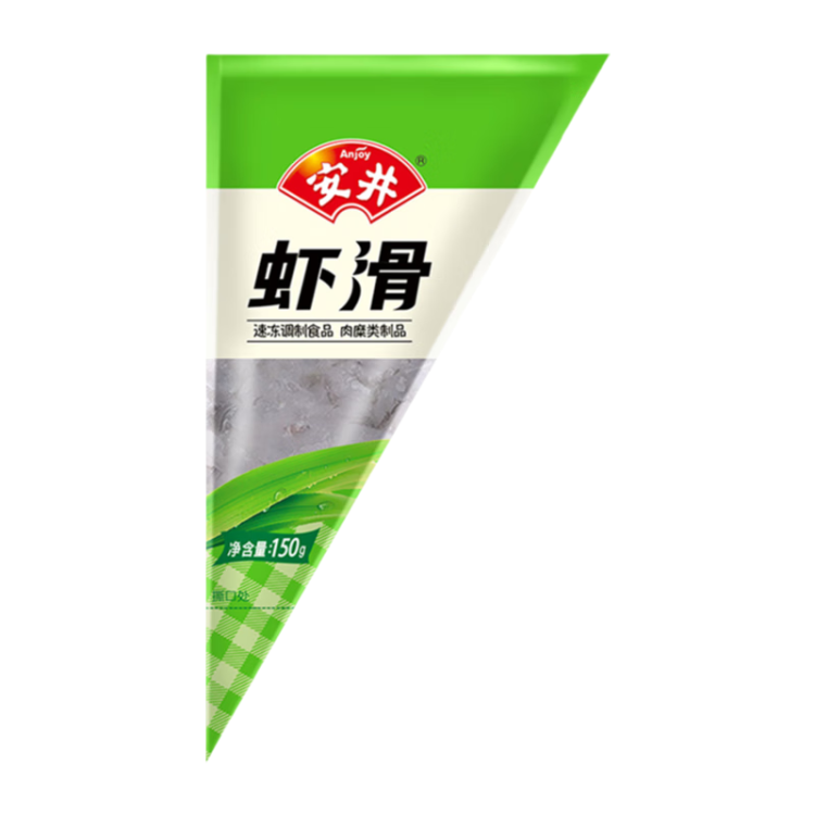 安井 虾滑 150g/袋 虾仁含量80% 火锅麻辣烫食材 速食熟食海鲜水产 菜管家商品