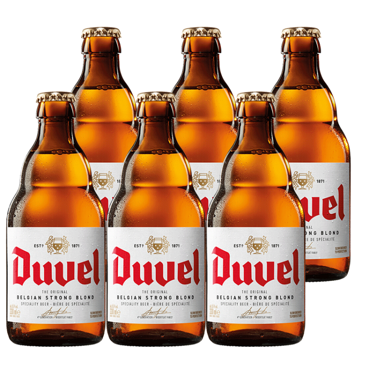 督威（Duvel）黃金 精釀啤酒 330ml*6瓶 比利時(shí)原瓶進(jìn)口  菜管家商品