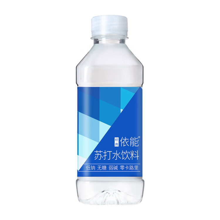 依能 锌强化 无糖无汽弱碱苏打水饮料 350ml*15瓶 塑膜装 饮用水 光明服务菜管家商品