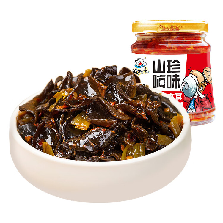 饭扫光 榨菜 爽脆木耳280g 下饭菜 香辣咸菜泡菜 拌饭拌面调味料 菜管家商品