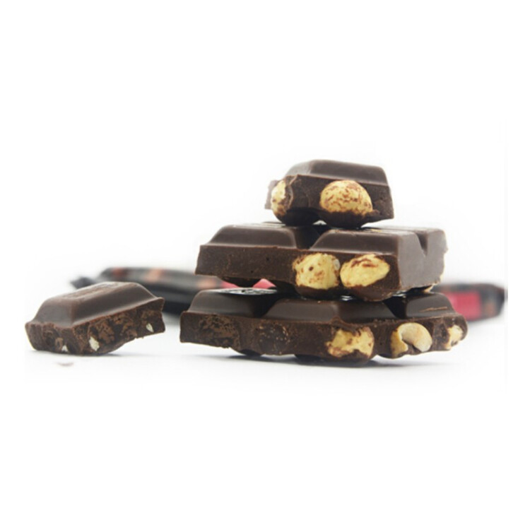 瑞特滋（RITTER SPORT）全榛子黑巧克力 休闲零食 糖果礼物送女友 德国原产 100g 光明服务菜管家商品 