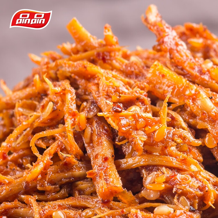 品品 丝状牛板筋 烧烤味85g 休闲零食 童年回忆  牛肉干肉脯 菜管家商品