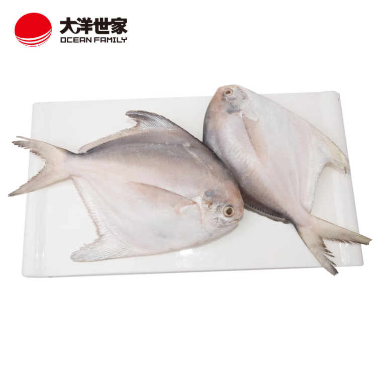 大洋世家 舟山精品银鲳鱼450g/袋 （2条装） 平鱼 生鲜  火锅烧烤生鲜食材 光明服务菜管家商品 