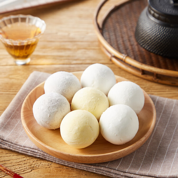 江南之味 荠菜猪肉黑芝麻萝卜丝大汤团800g(10个*2袋) 元宵汤圆早餐夜宵 菜管家商品