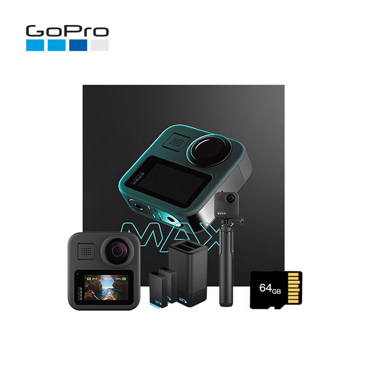 Gopro Max 360度全景运动相机vlog数码摄像机定制续航礼盒 单机 Grip支架 双充 单电池 64g卡 图片价格品牌评论 京东 Gopro Max 360度全景运动相机vlog数码摄像机定制续航礼盒 单机 Grip支架 双充 单电池 64g卡 图片价格品牌评论 京东