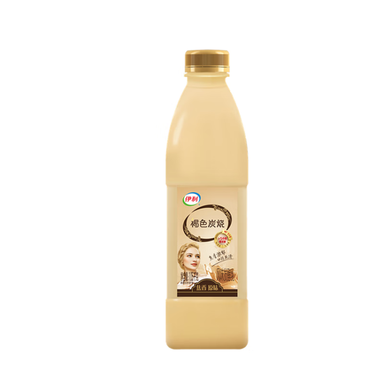 伊利帕瑞缇 褐色炭烧酸奶  风味发酵酸牛奶 1050g 光明服务菜管家商品 