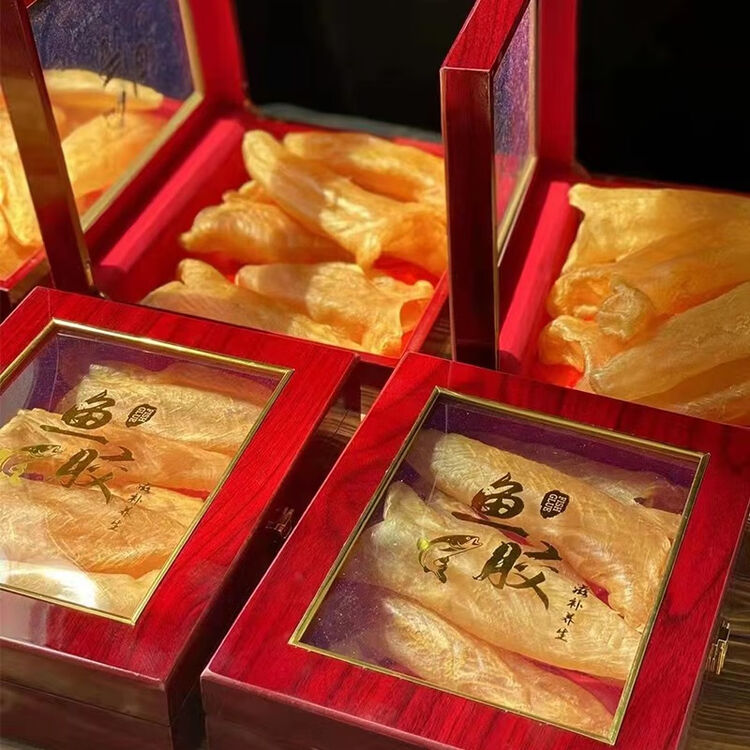 京润堂 花胶鱼胶干货 深海鱼胶 100g礼盒装送礼月子孕妇营养滋补品