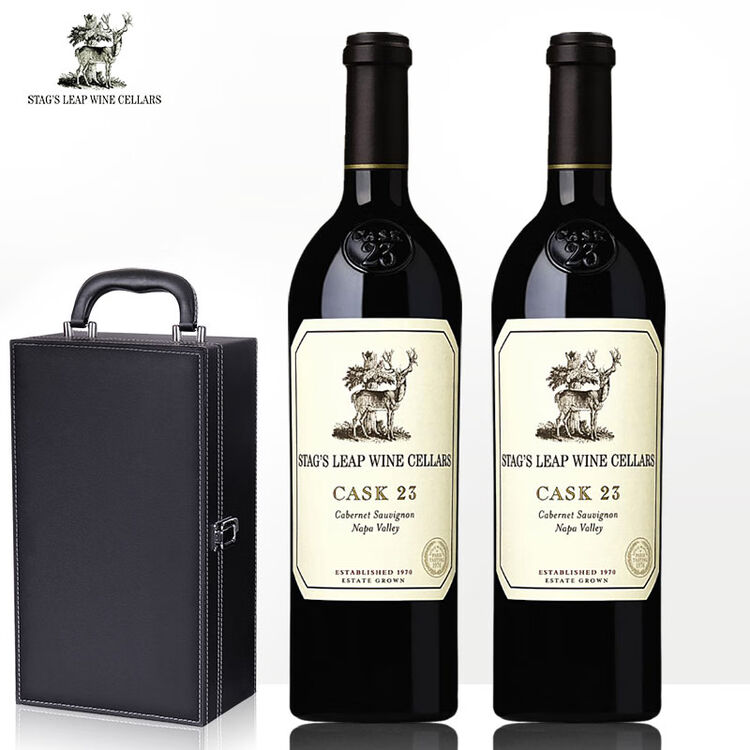 美国纳帕谷名庄红酒鹿跃酒窖stag X27s Leap Wine Cellars鹿跃庄园干红葡萄酒鹿跃酒窖23号桶赤霞珠干红2017 双支装 图片价格品牌评论 京东