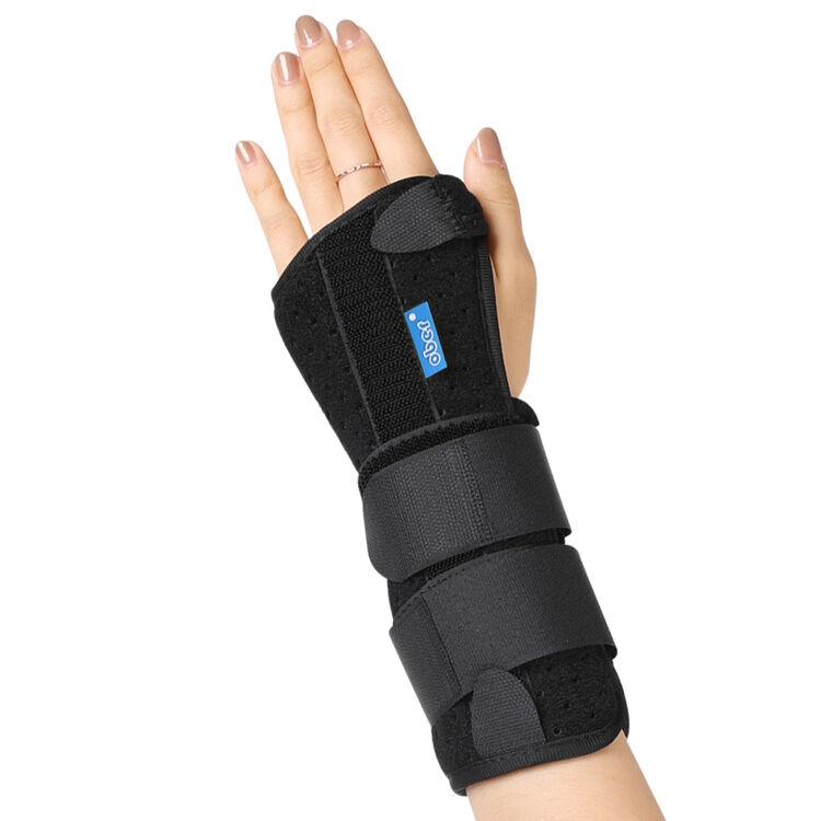 ober手腕骨折固定夹板 腕关节固定支具 腕管综合症医用护腕护具 黑色